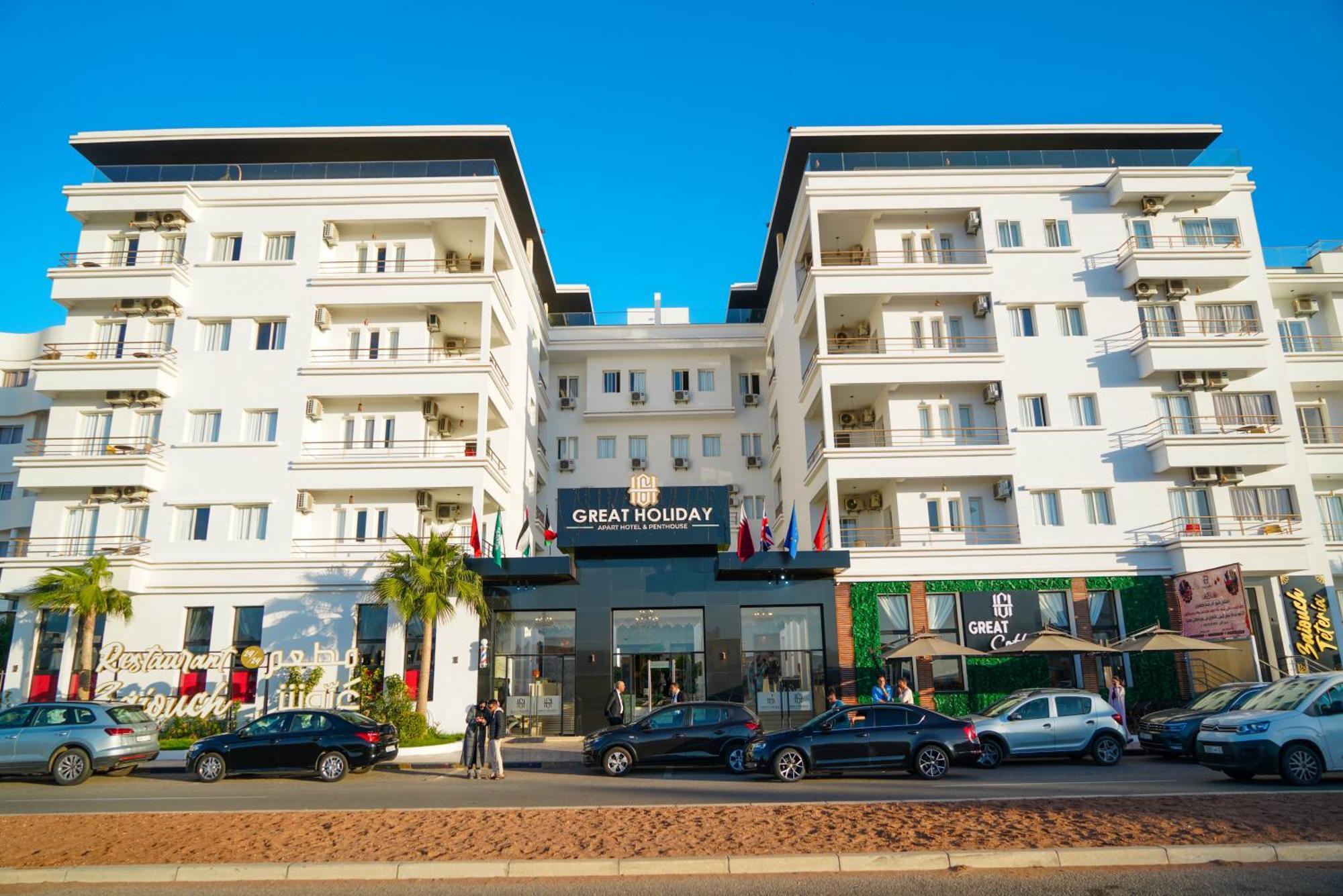 Great Holiday Apart-Hotel & Penthouse Agadir Bagian luar foto